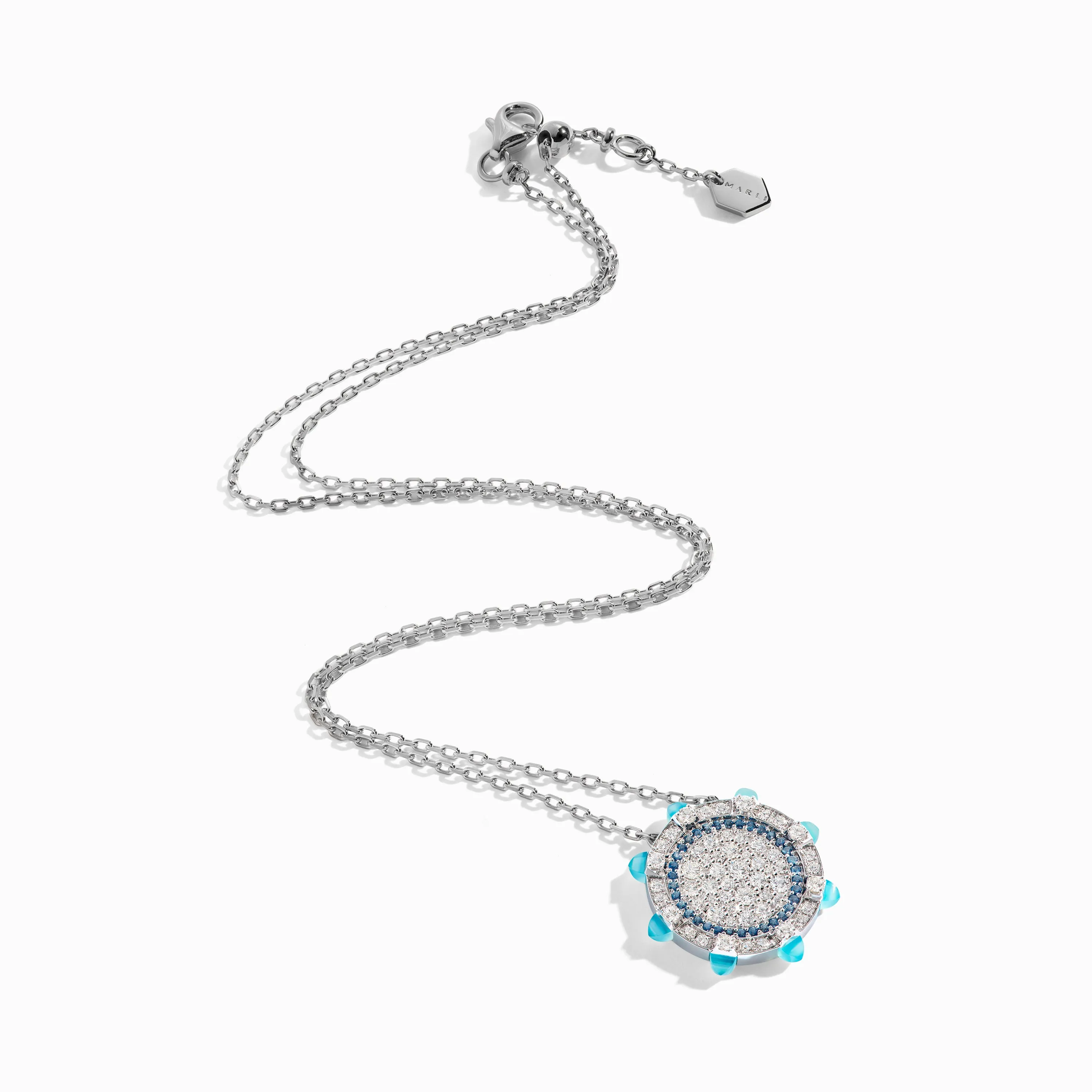 Tip-Top Diamond Statement Pendant Necklace