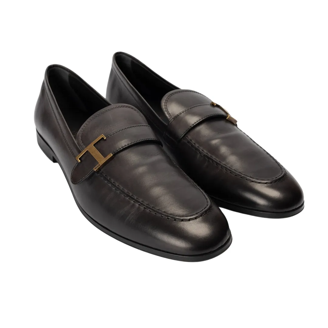 Tod's T Timeless Leather Loafers