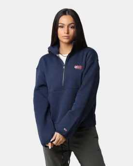 Tommy Jeans Women's Relaxed Timeless Half Zip Sweatshirt Twilight Navy