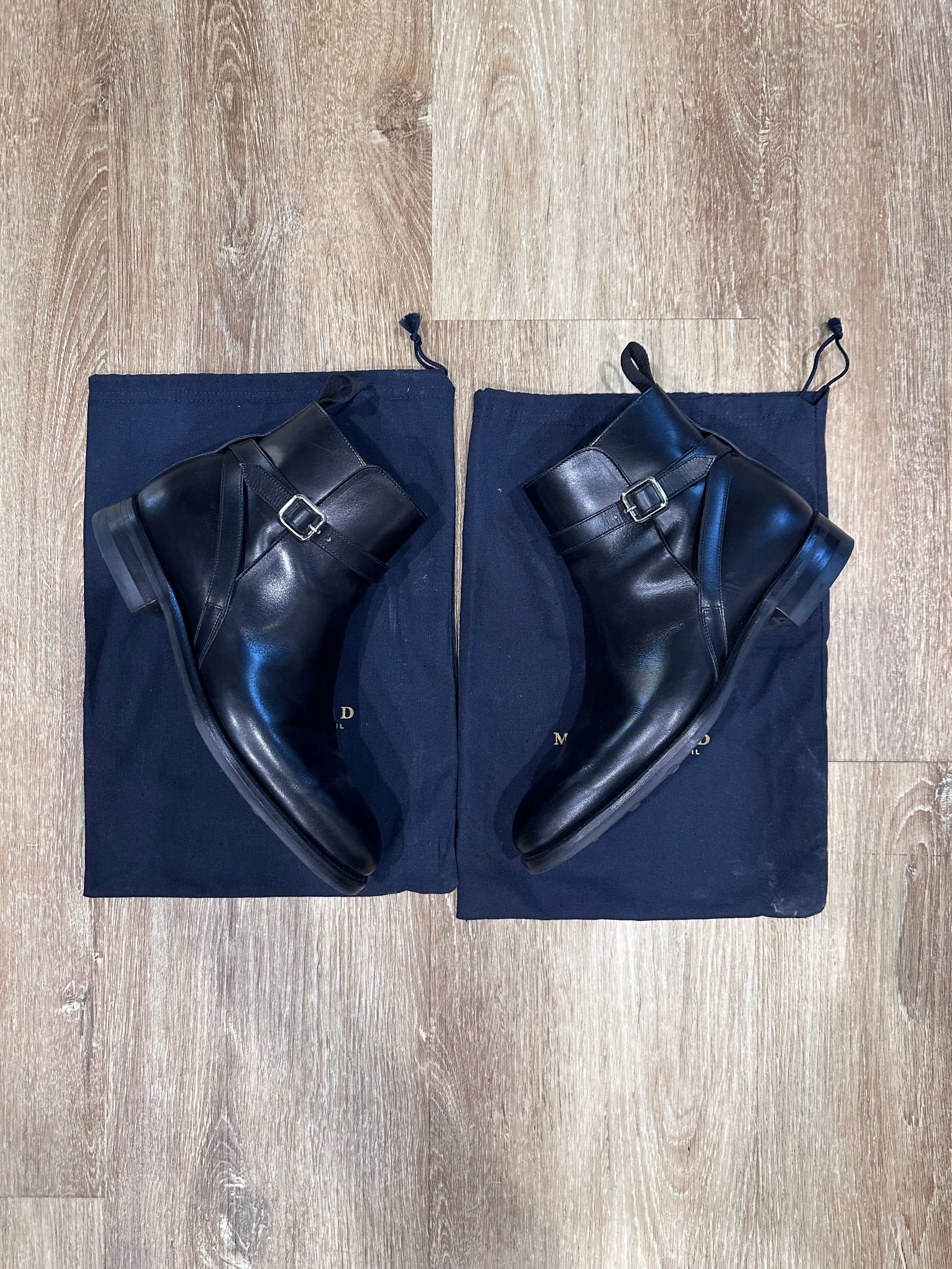 Tommy's Closet - Malfroid Bonneville Jodhpur - Black Box Calf (Size 7.5)