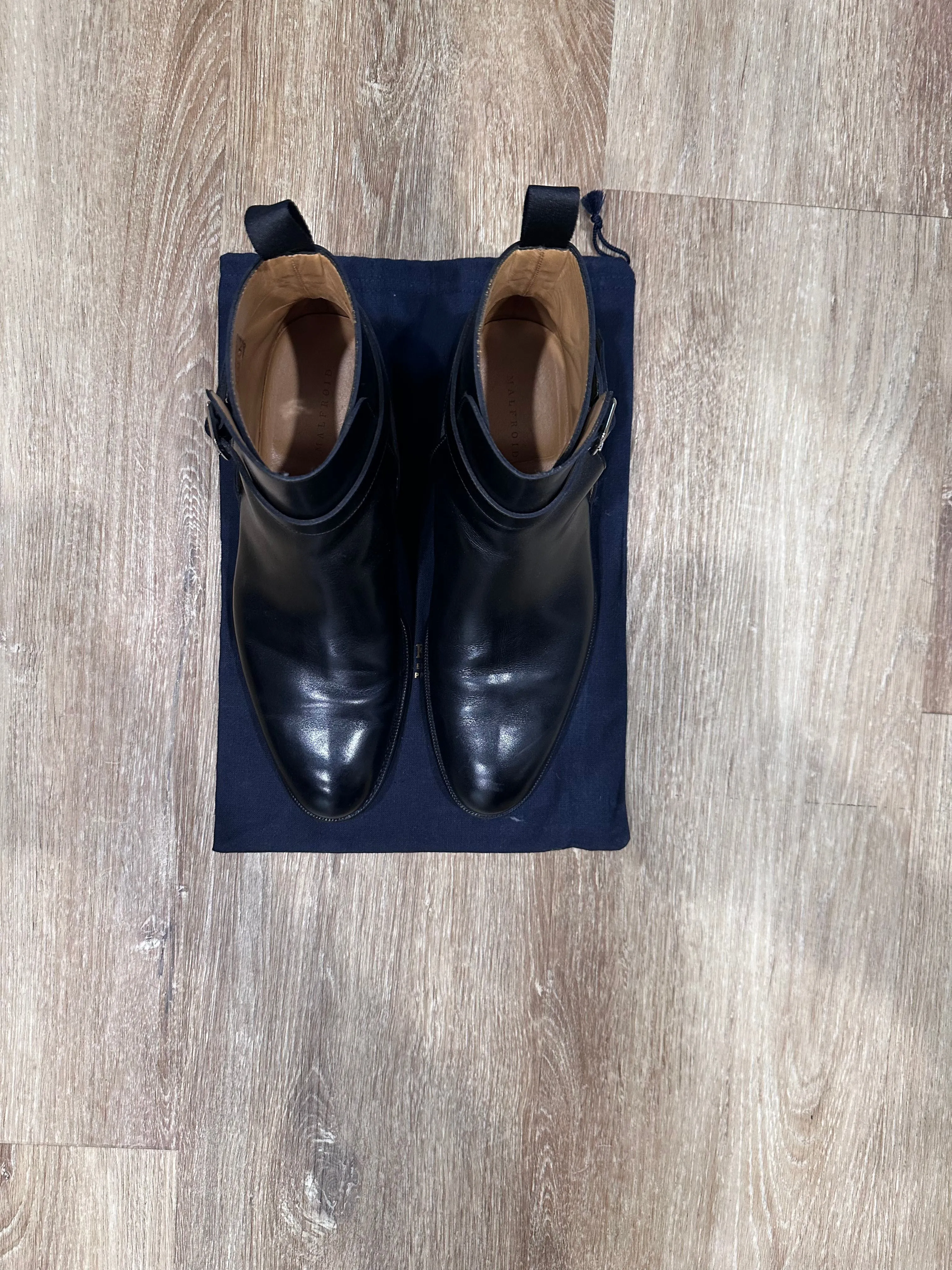 Tommy's Closet - Malfroid Bonneville Jodhpur - Black Box Calf (Size 7.5)