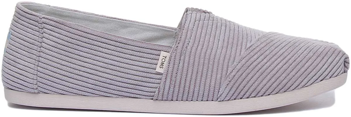 Toms Corduroy In Grey