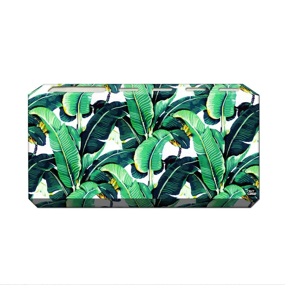 Toothbrush Holder Wall Mounted -Banana Leaves Green