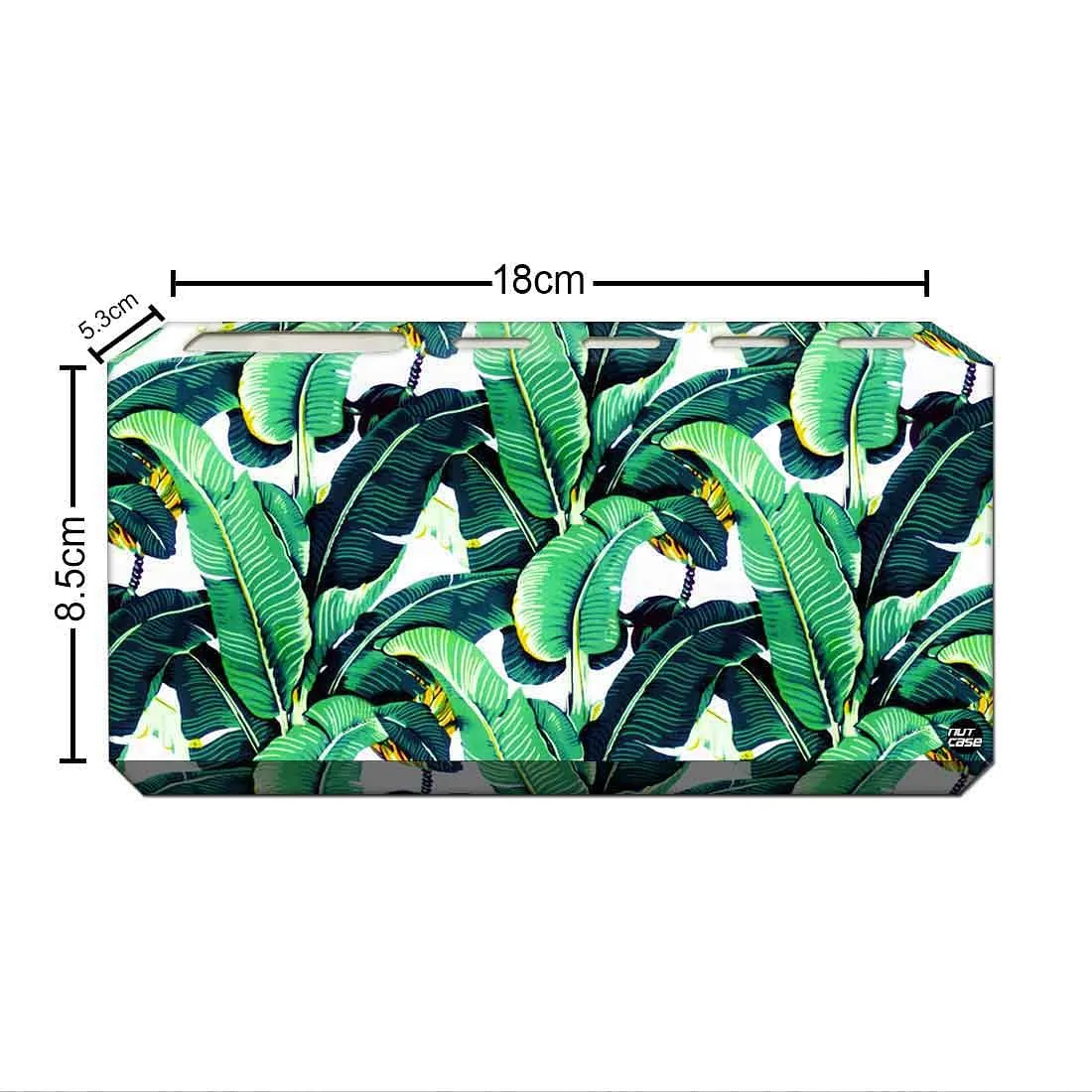 Toothbrush Holder Wall Mounted -Banana Leaves Green