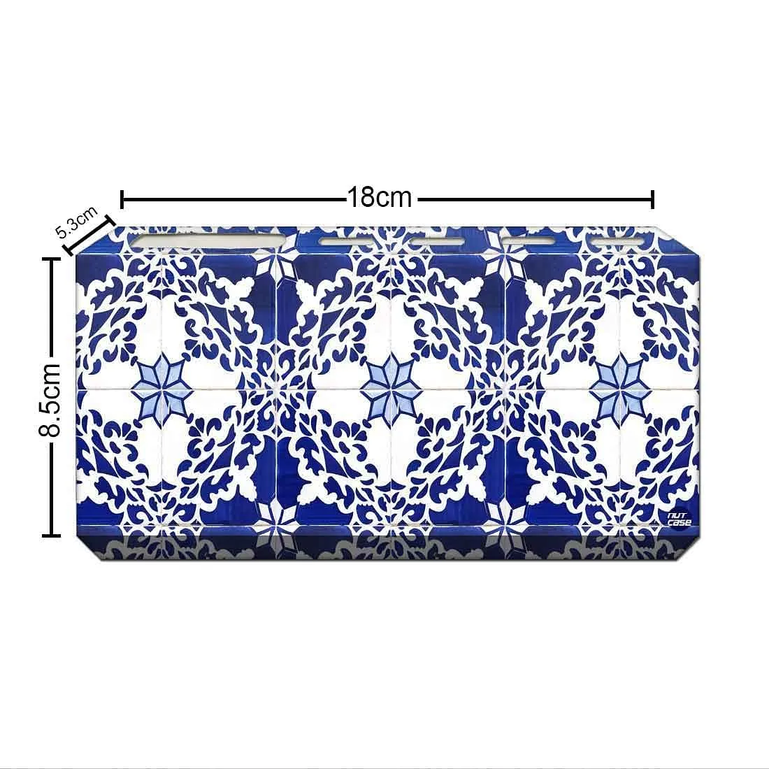 Toothbrush Holder Wall Mounted -Floral Azulejos