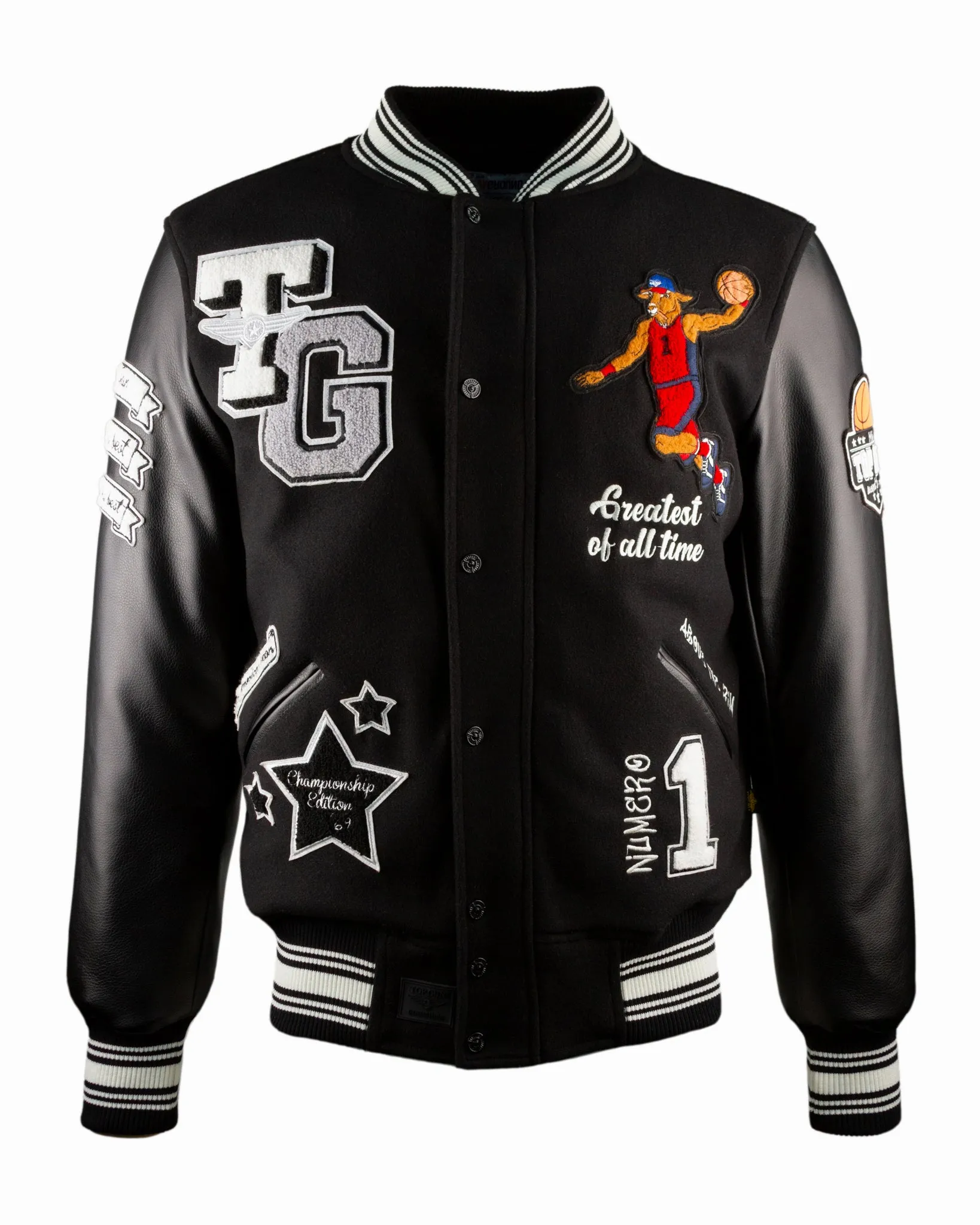 TOP GUN® "THE NEW GOAT" VARSITY JACKET