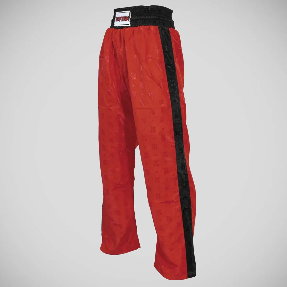 Top Ten Kids Classic Kickboxing Pants Red/Black