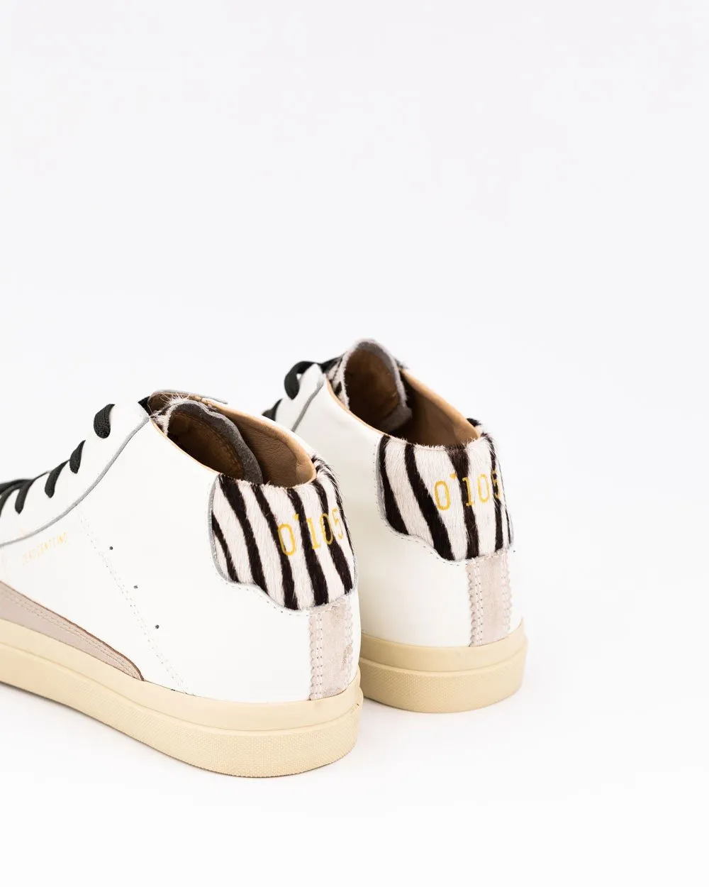 Topaz White Zebra Hi Sneakers