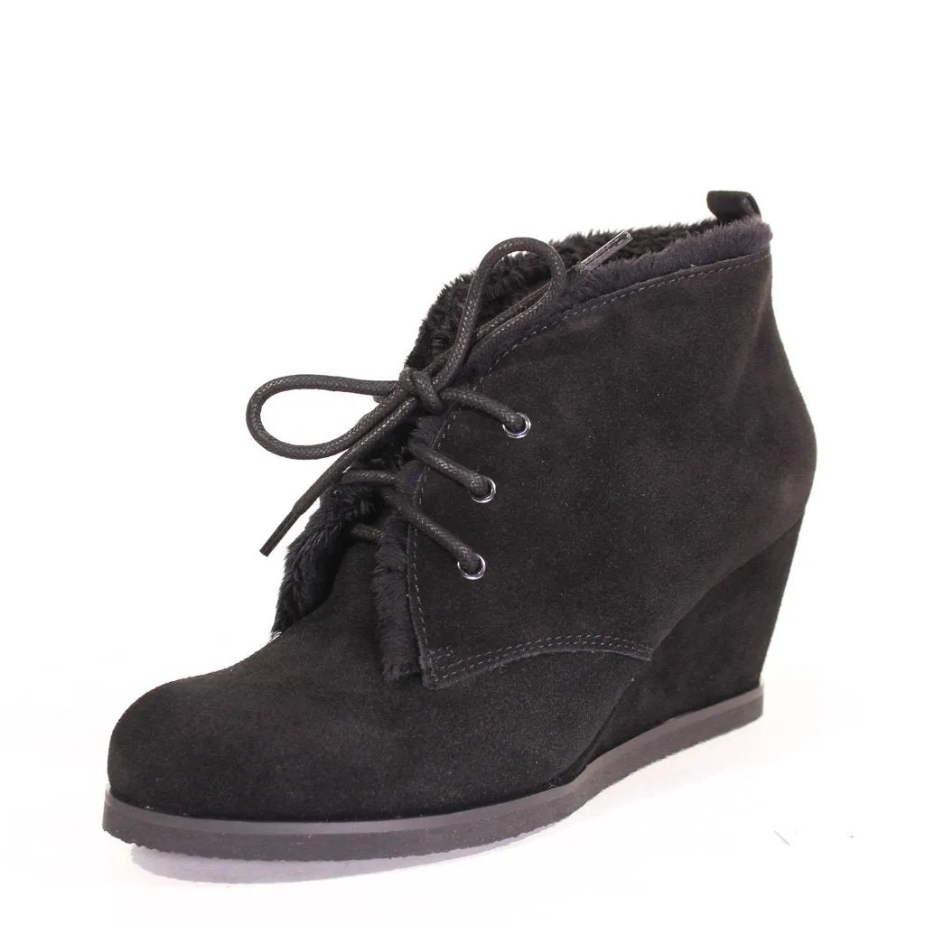 Toronto Suede Wedged Booties