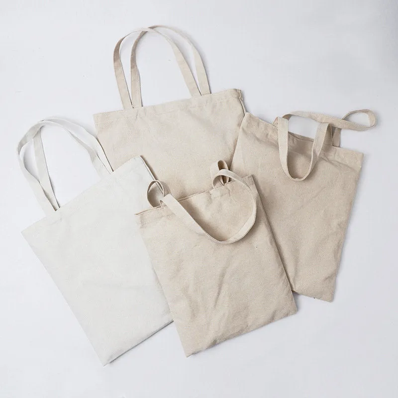 Tote Bag - 100% Cotton Canvas | Blank Bulk | Reusable | Diy Arts & Crafts | Groceries Shopping| Wedding Favors | Company Branding | School