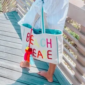 Tote bags HELLO gorgeous Beach please Good vibes only Handmade in India 21 x 12 Shoulder strap