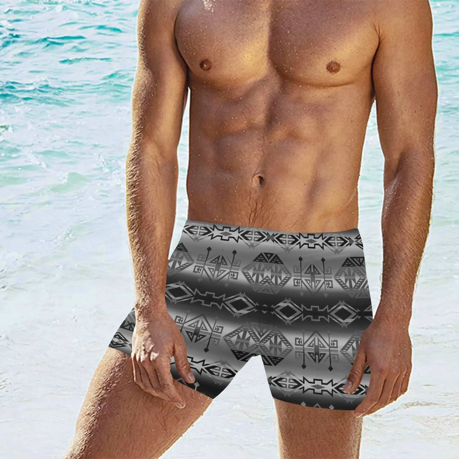 Trade Route Cave Men's Swimming Trunks