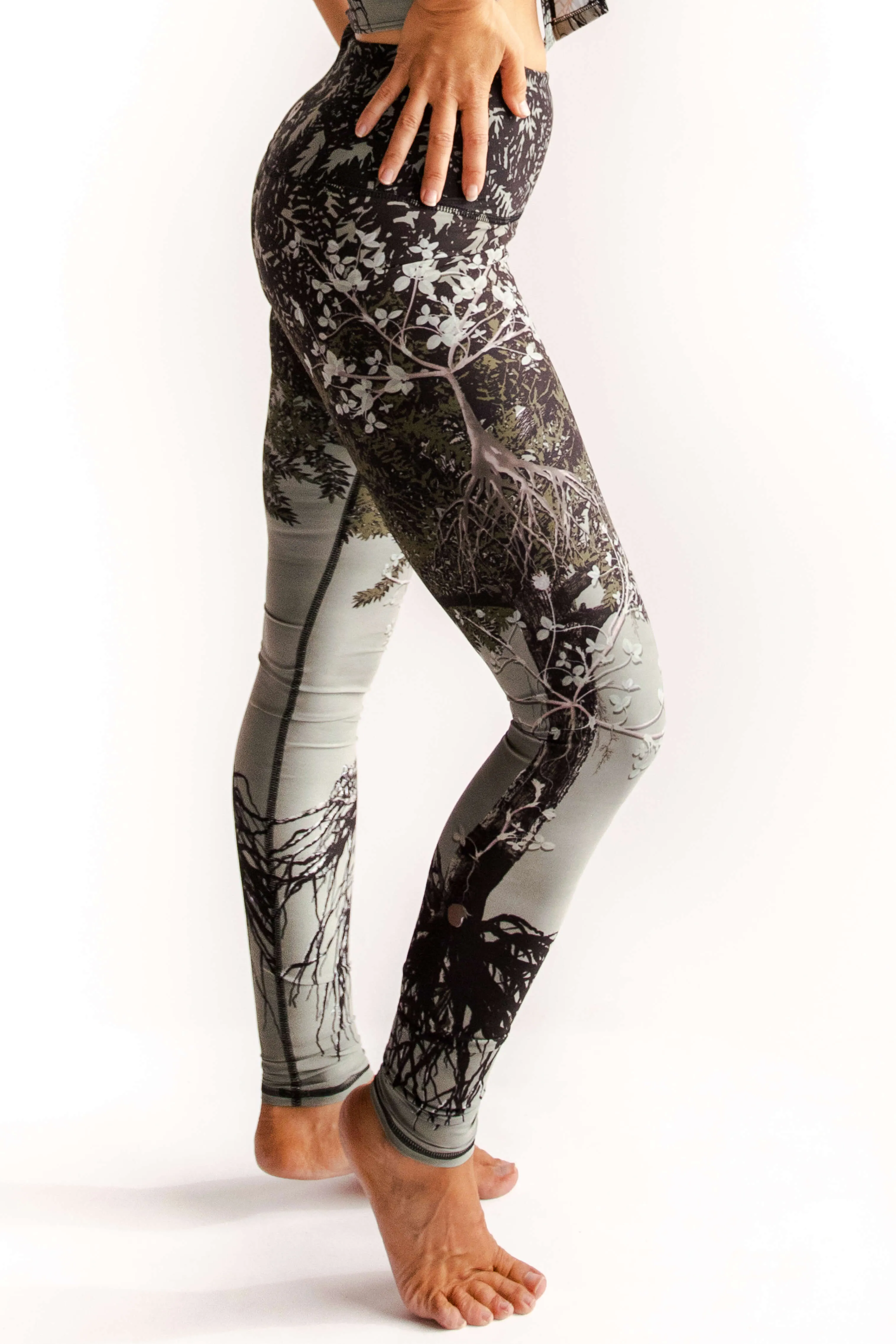 Transformation Printed Yoga Leggings