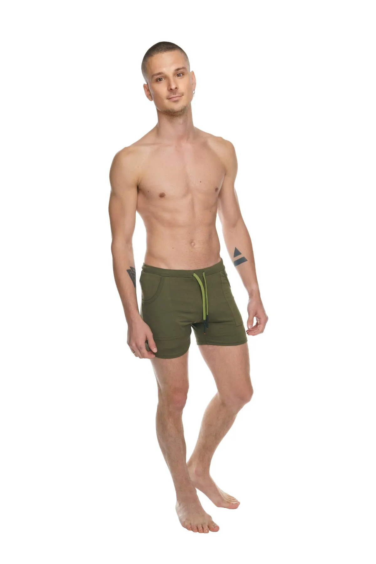 Transition Yoga Short (Army Green)