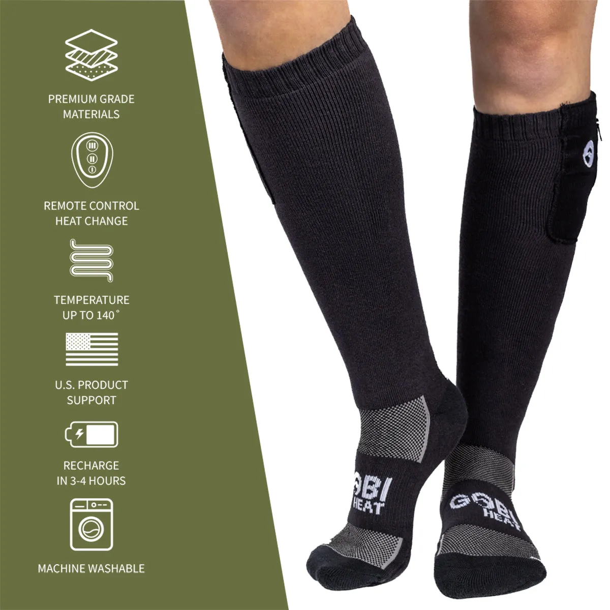 Tread Heated Socks