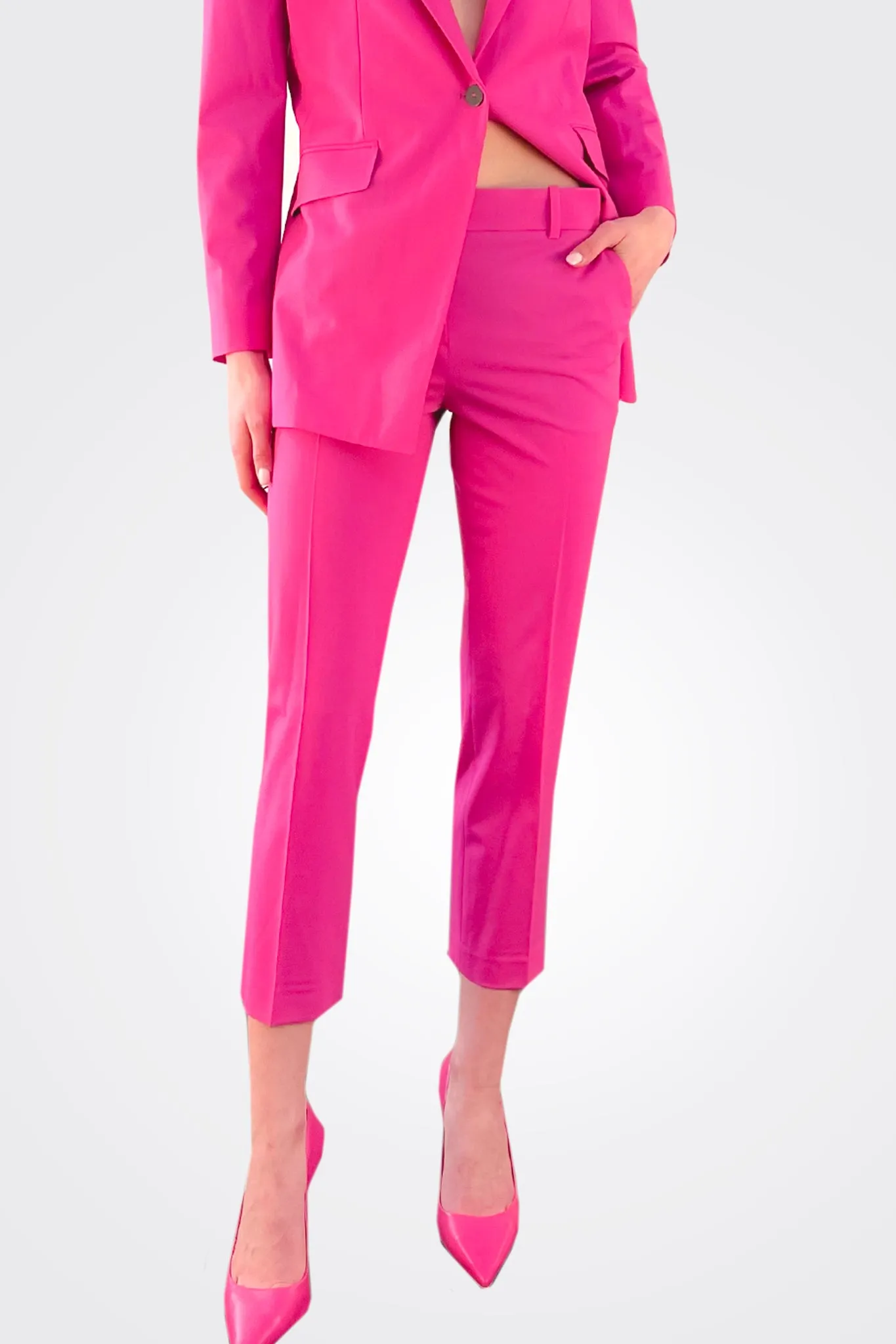 Trecca Crop Pant - Carnation