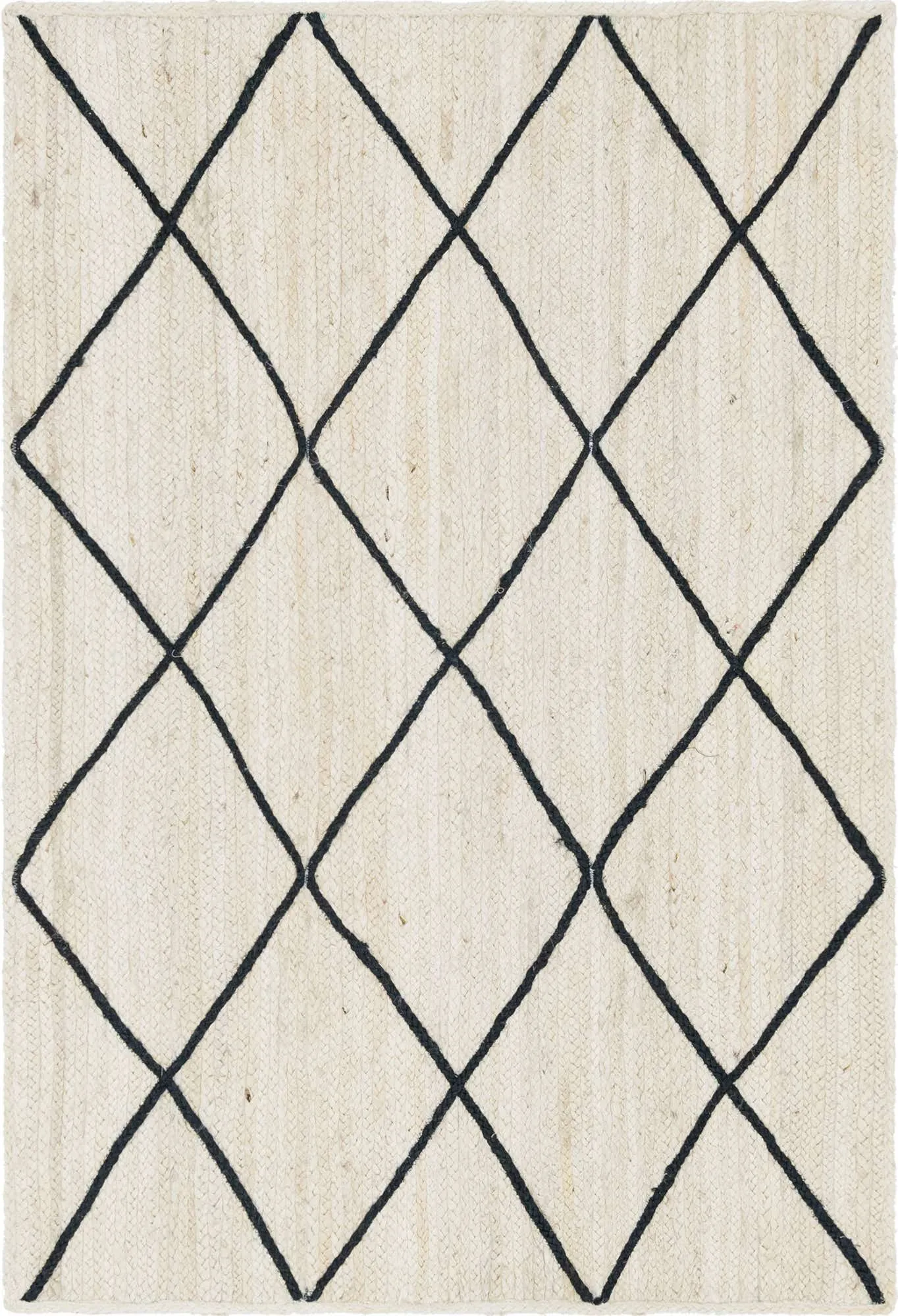 Trellis Braided Jute Rug