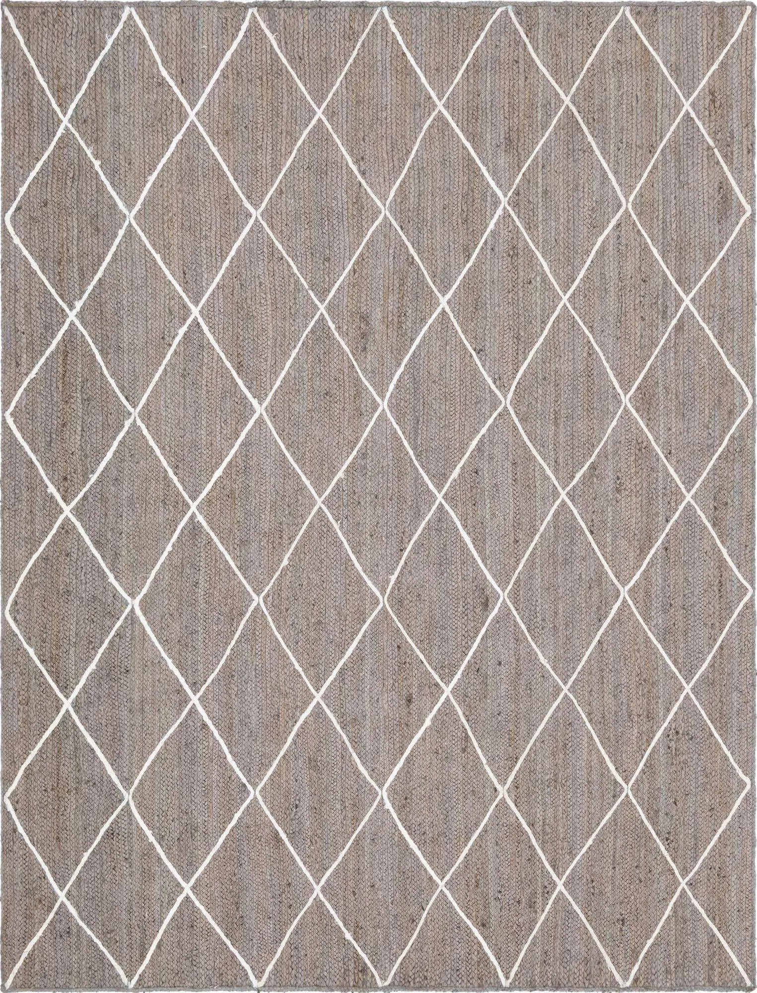 Trellis Braided Jute Rug