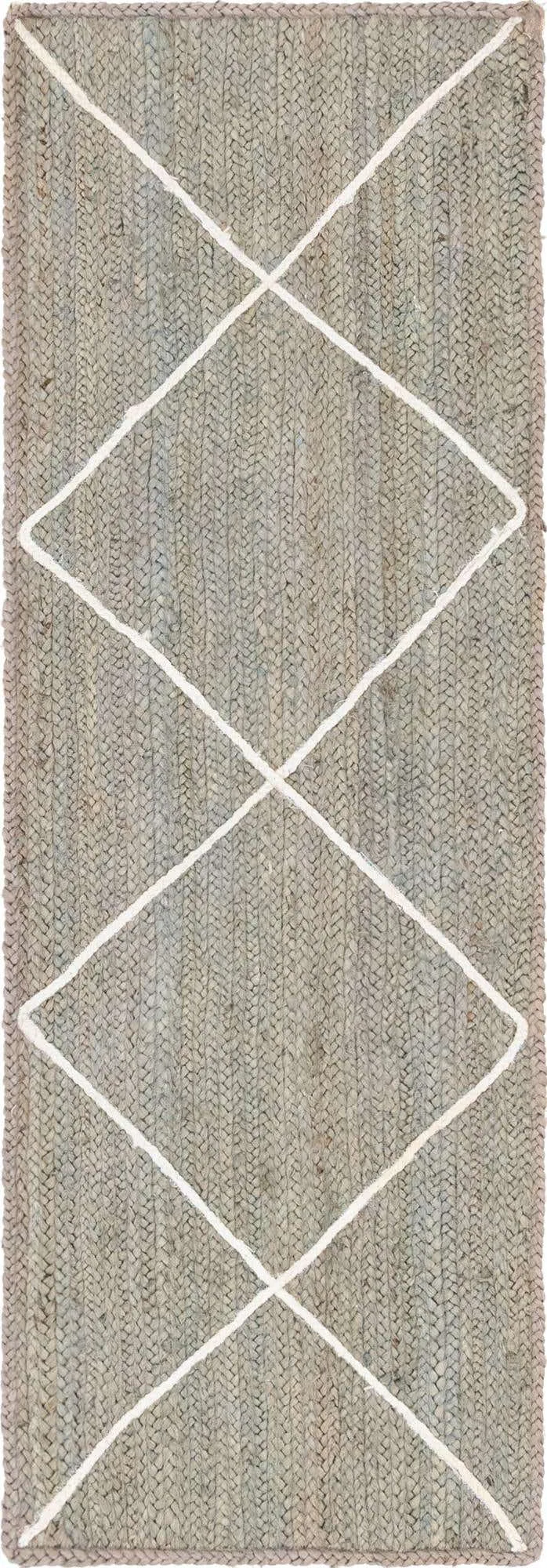 Trellis Braided Jute Rug