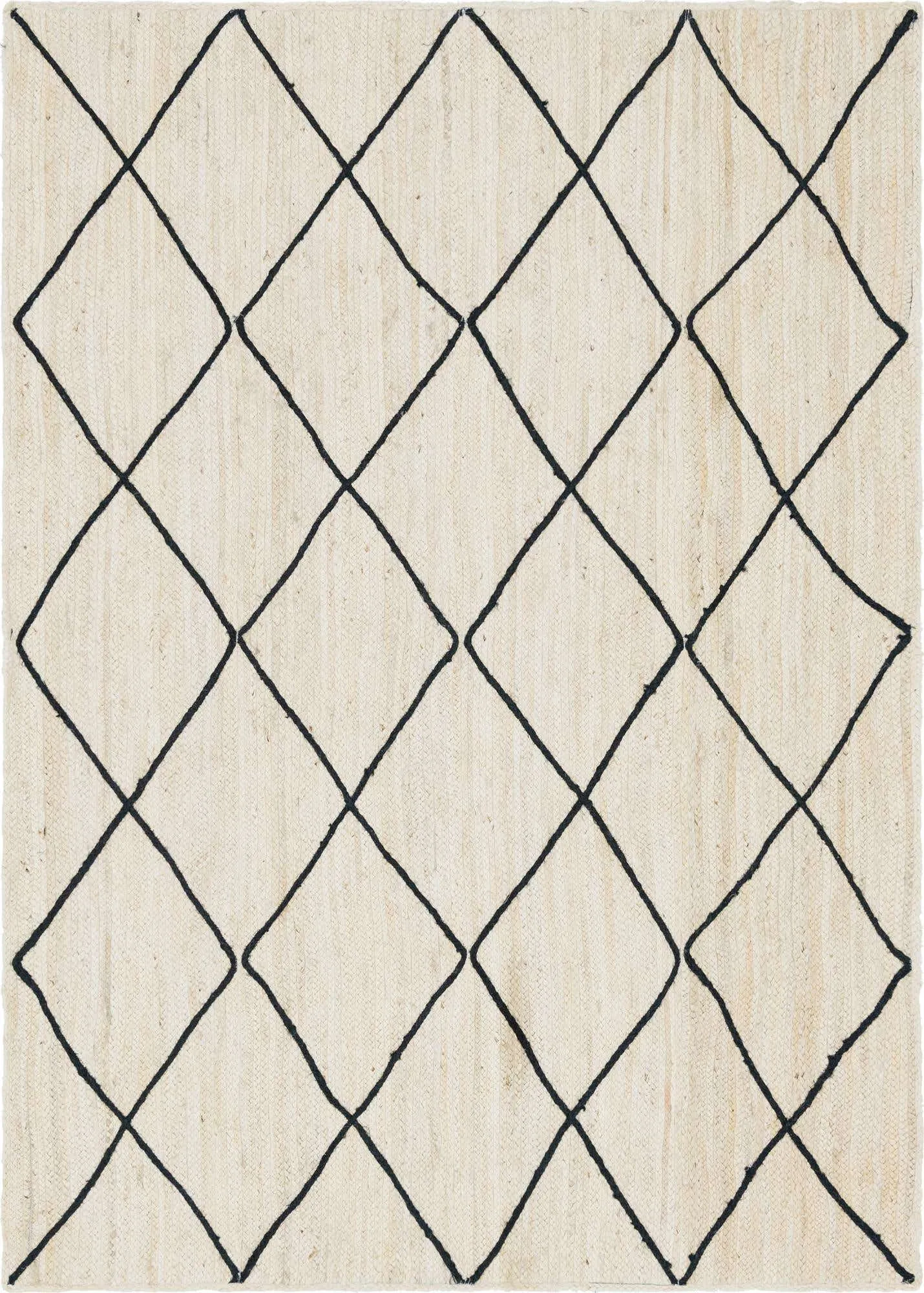 Trellis Braided Jute Rug