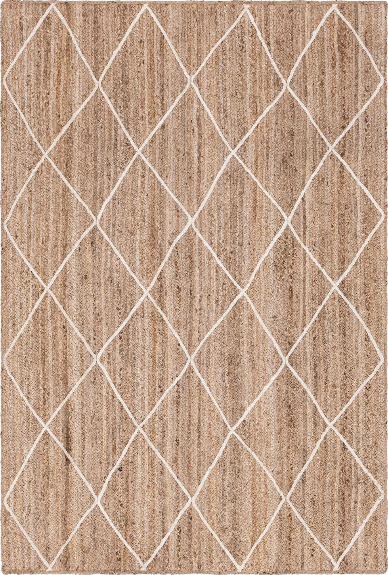 Trellis Braided Jute Rug