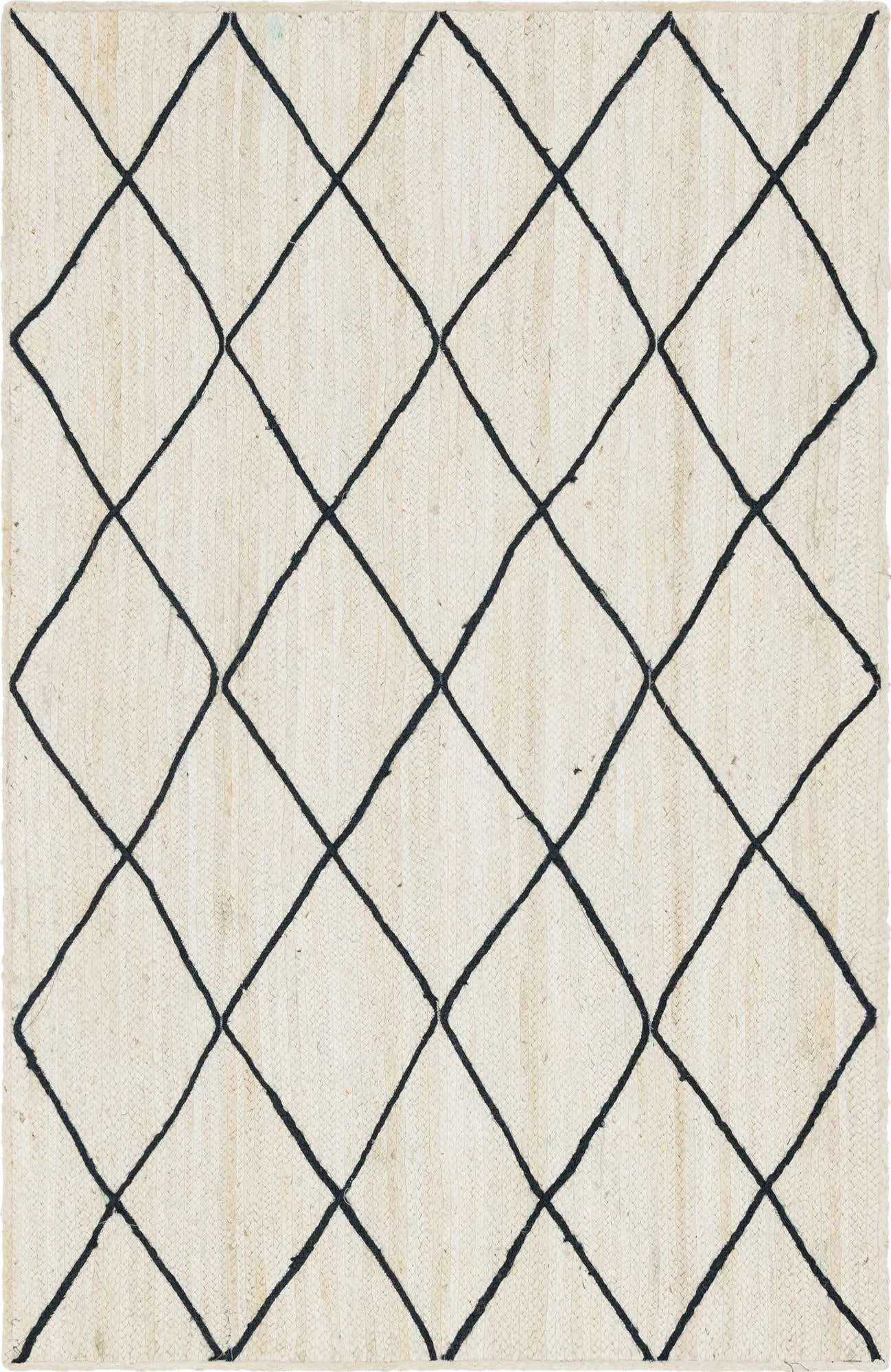 Trellis Braided Jute Rug