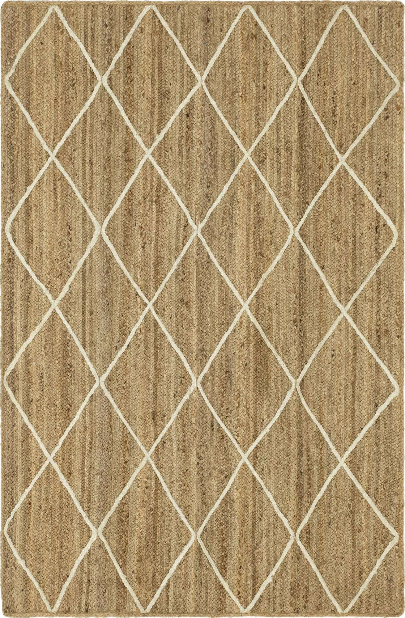 Trellis Braided Jute Rug