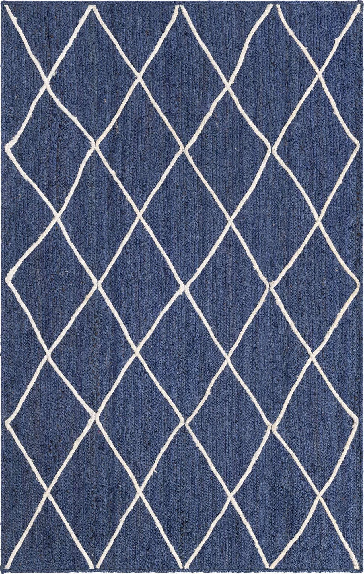 Trellis Braided Jute Rug