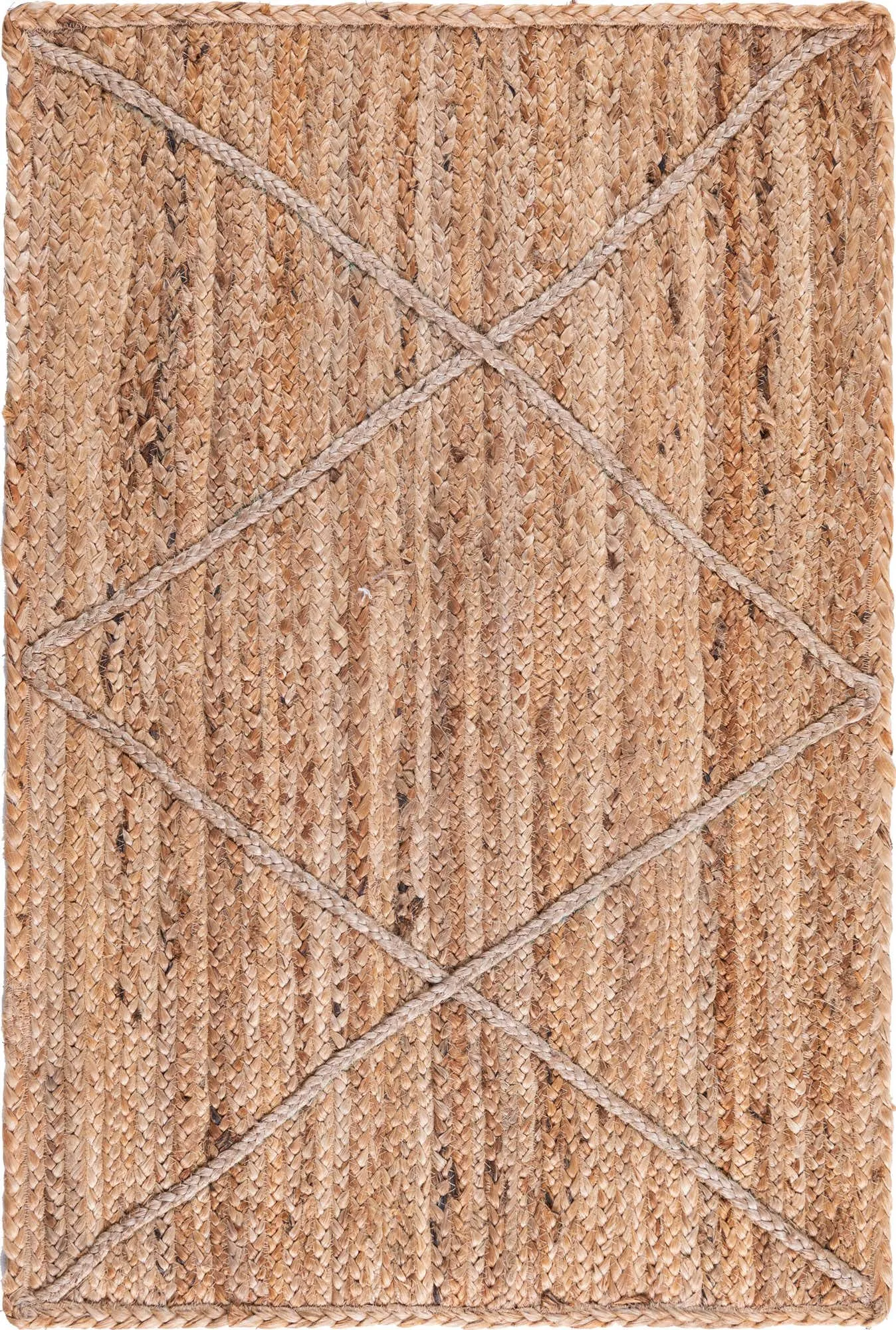 Trellis Braided Jute Rug