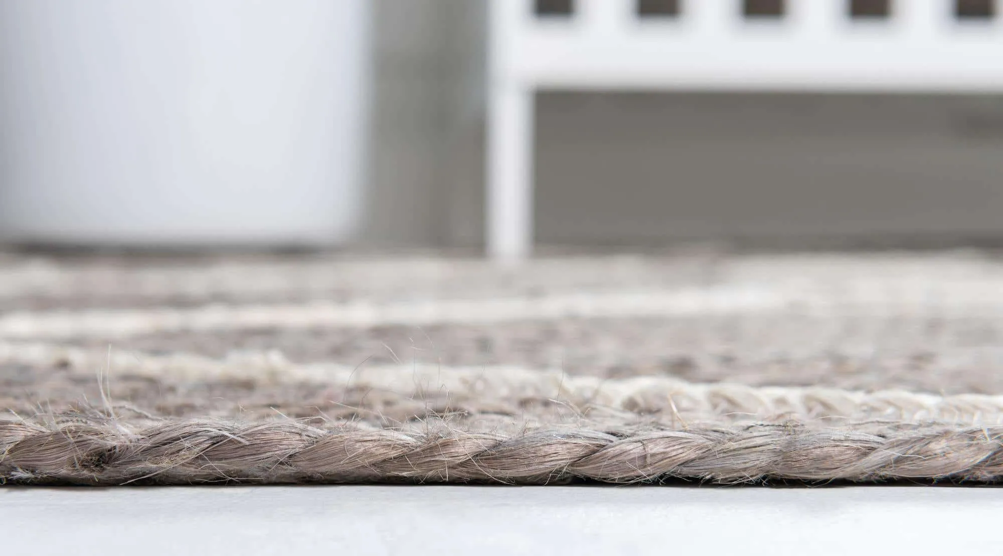 Trellis Braided Jute Rug