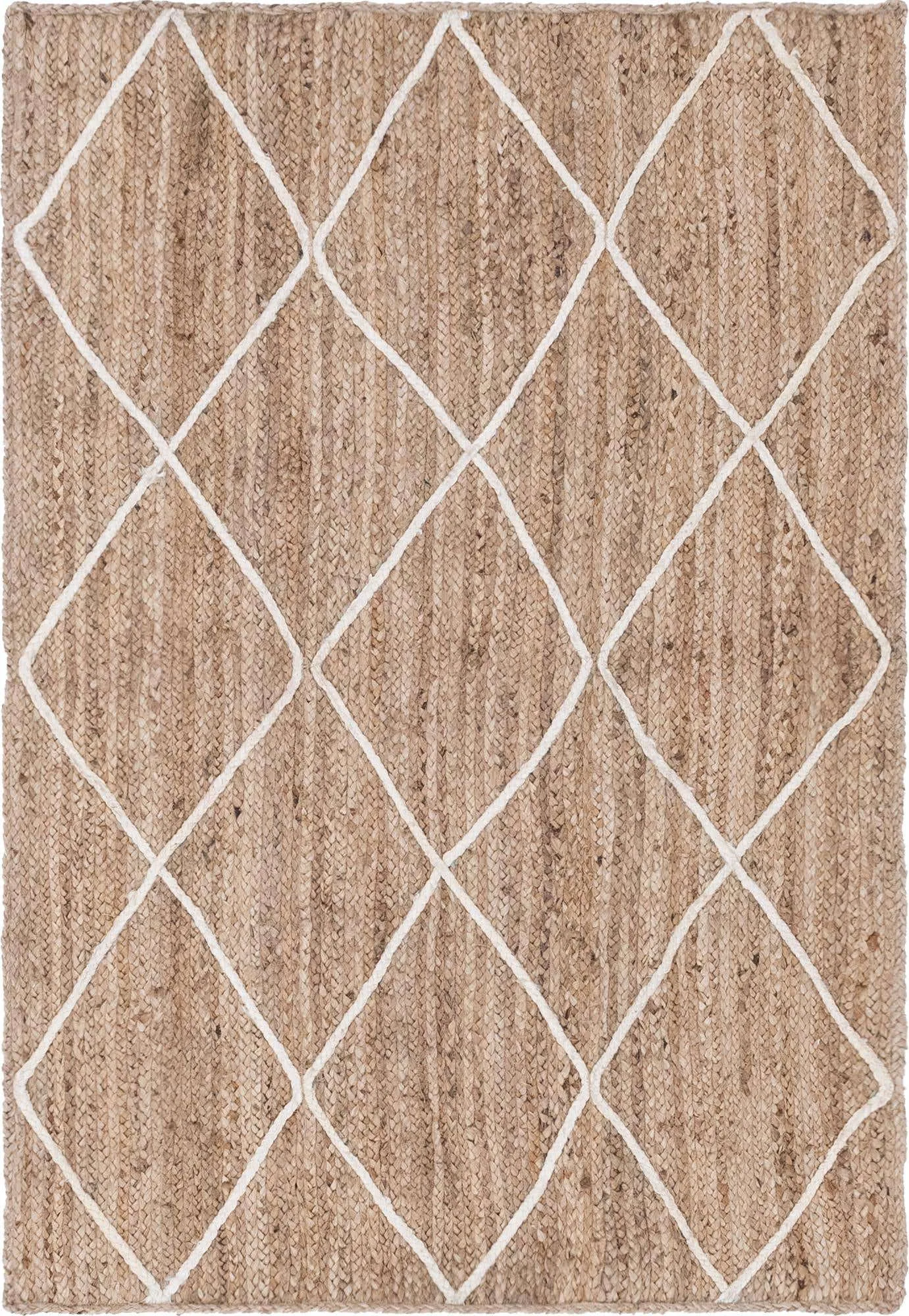 Trellis Braided Jute Rug