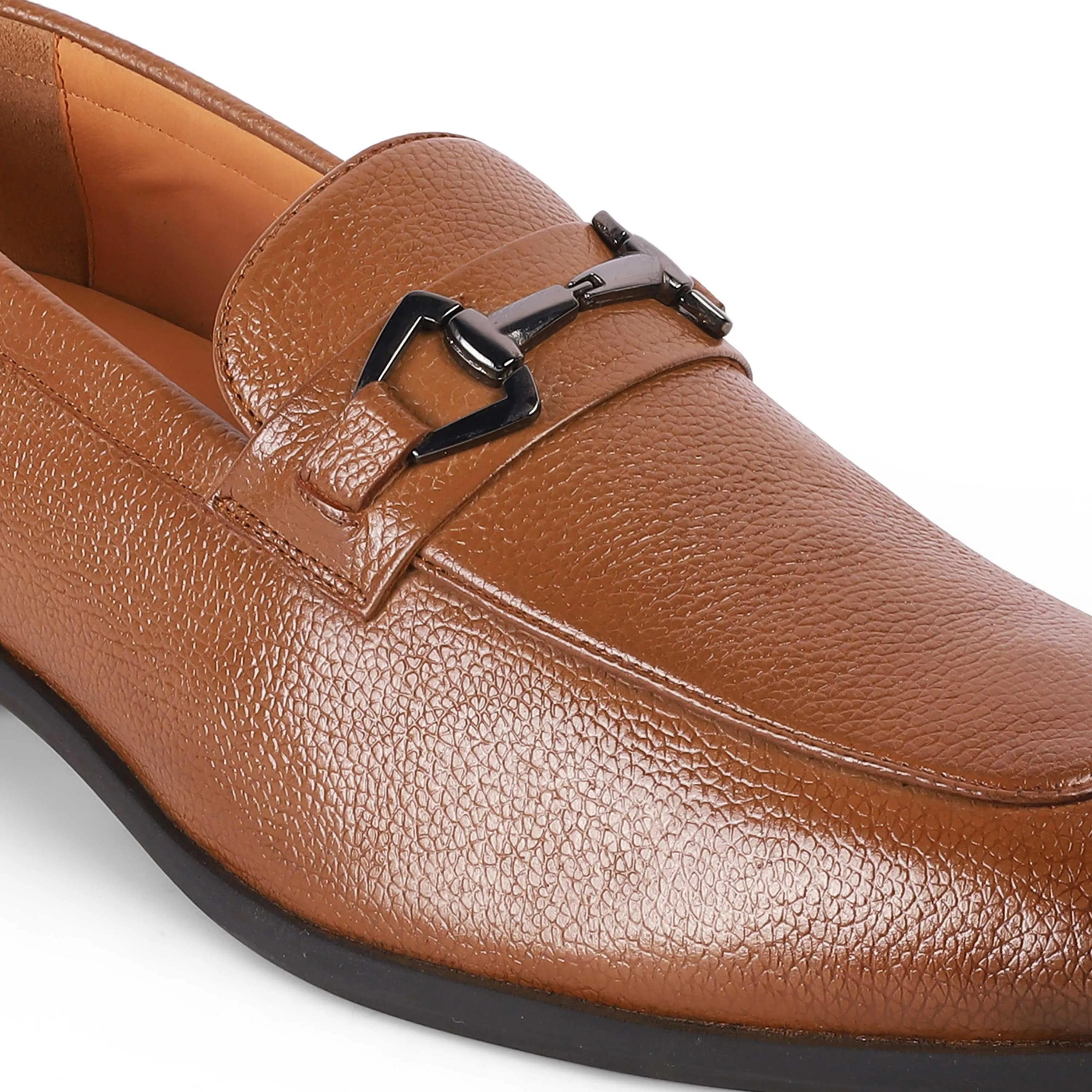 Tresmode Antli Tan Men's Leather Loafers