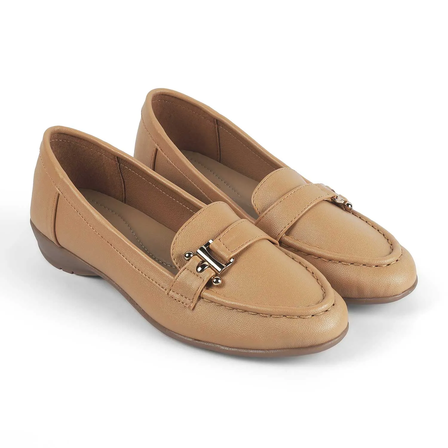 Tresmode Lasi Beige Women's Casual Loafers