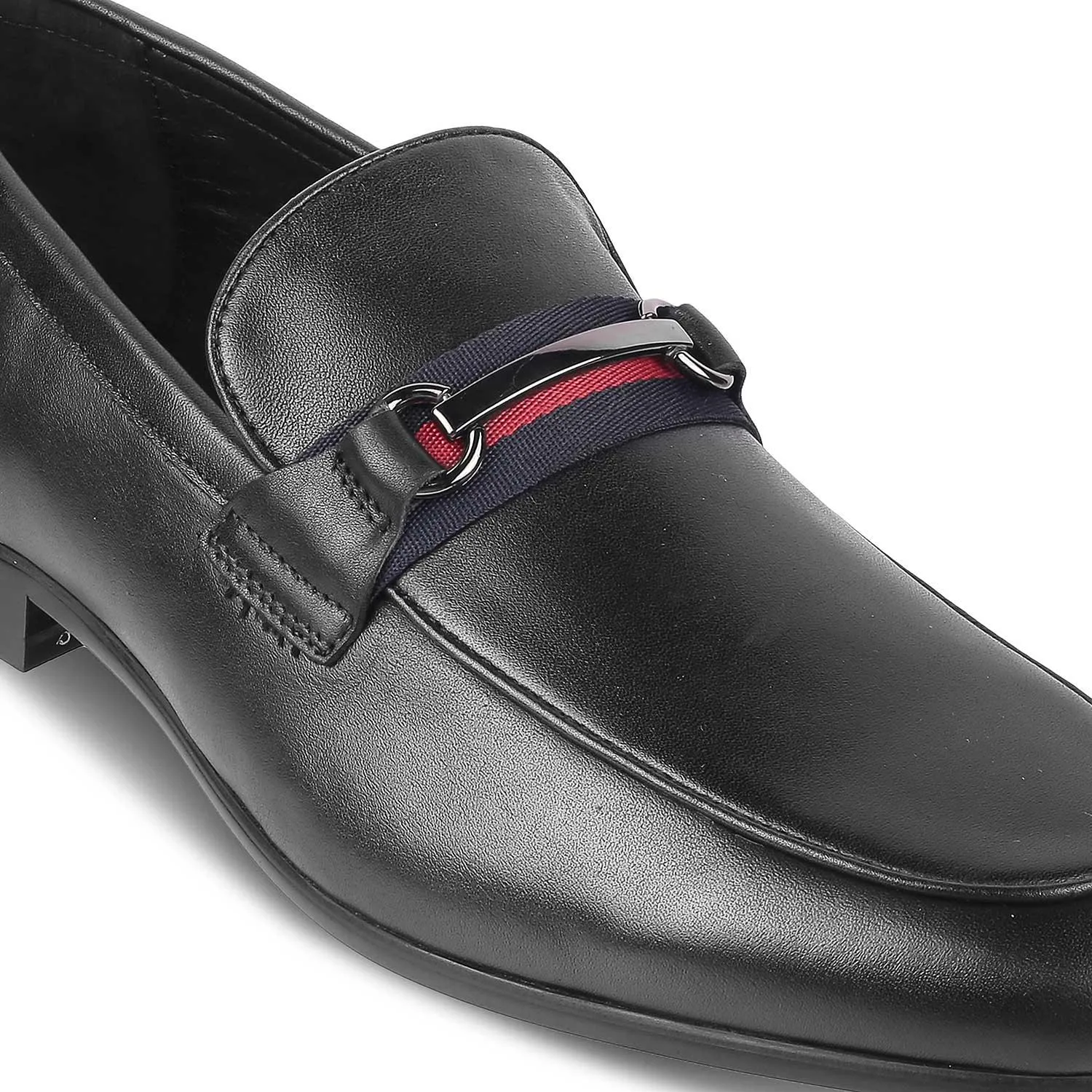 Tresmode Merci Black Men's Leather Loafers