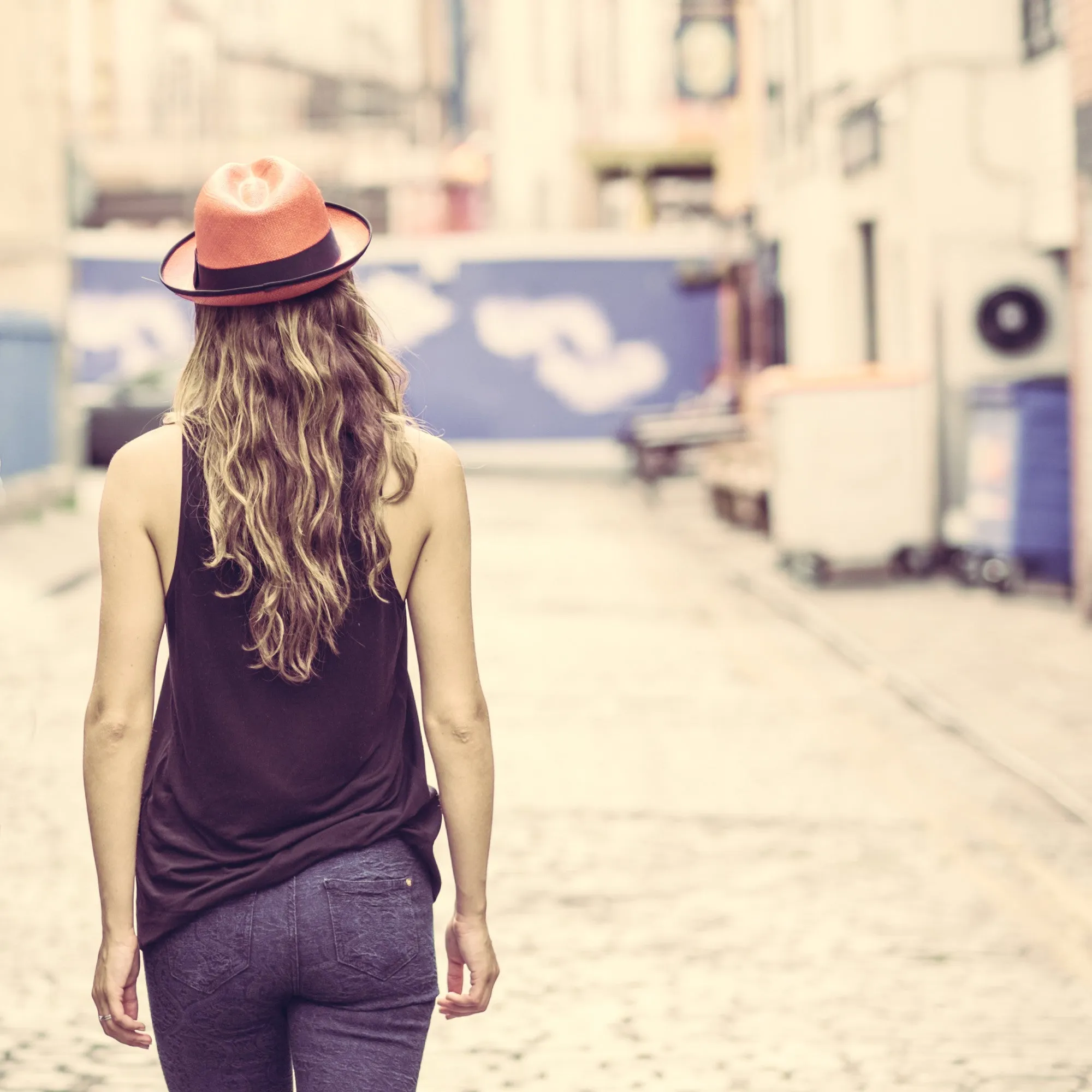 Trilby Panama - Red (Ladies)