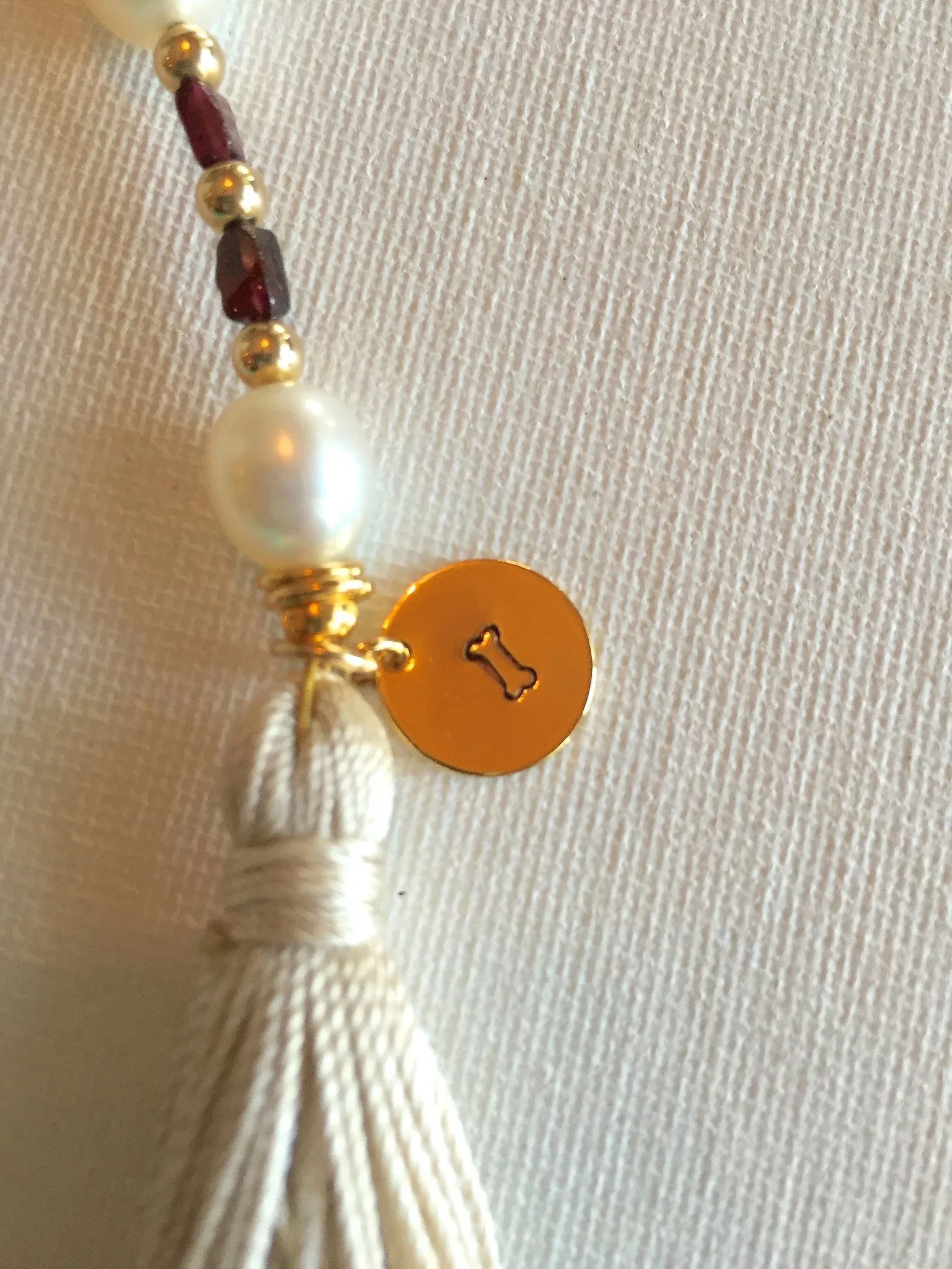 Trinity Tassel Necklace