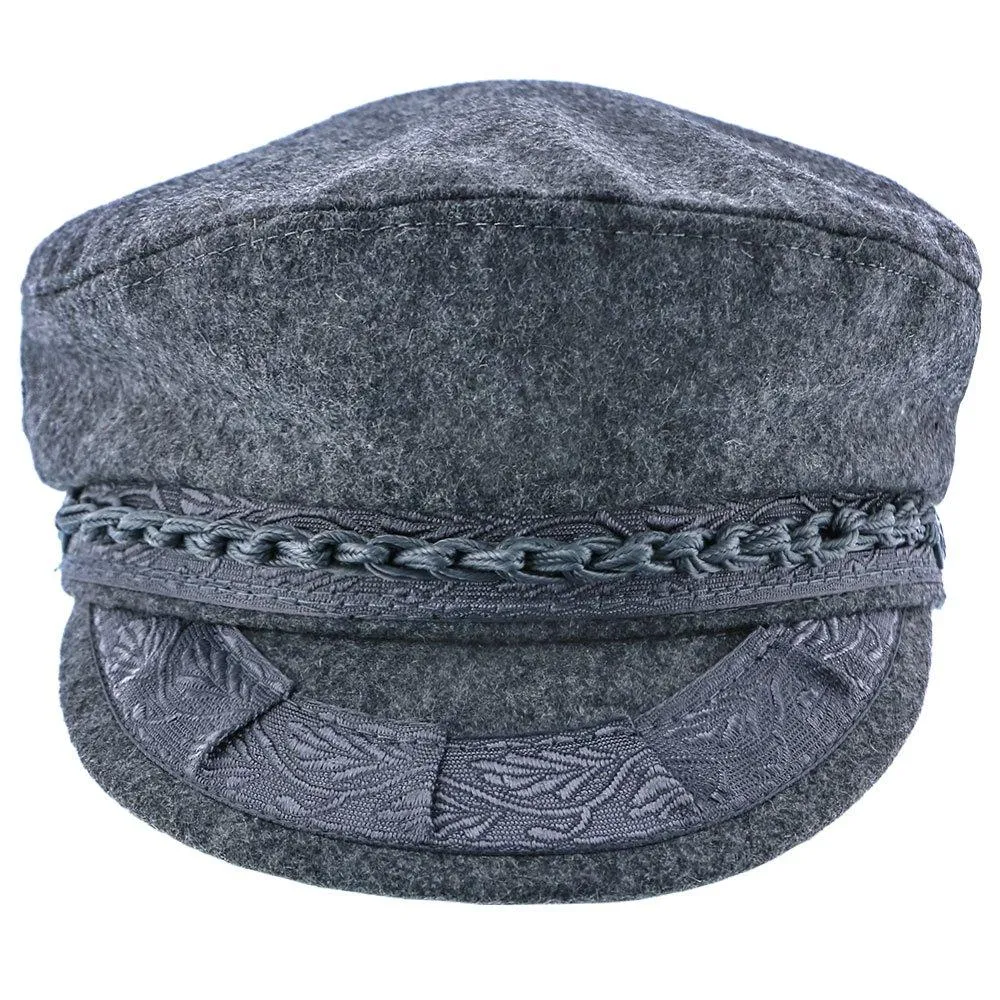 Triton - Aegean Wool Blend Greek Fisherman Hat - Made in Greece