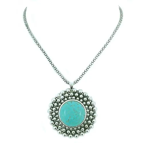 Turquoise Pendant Necklace