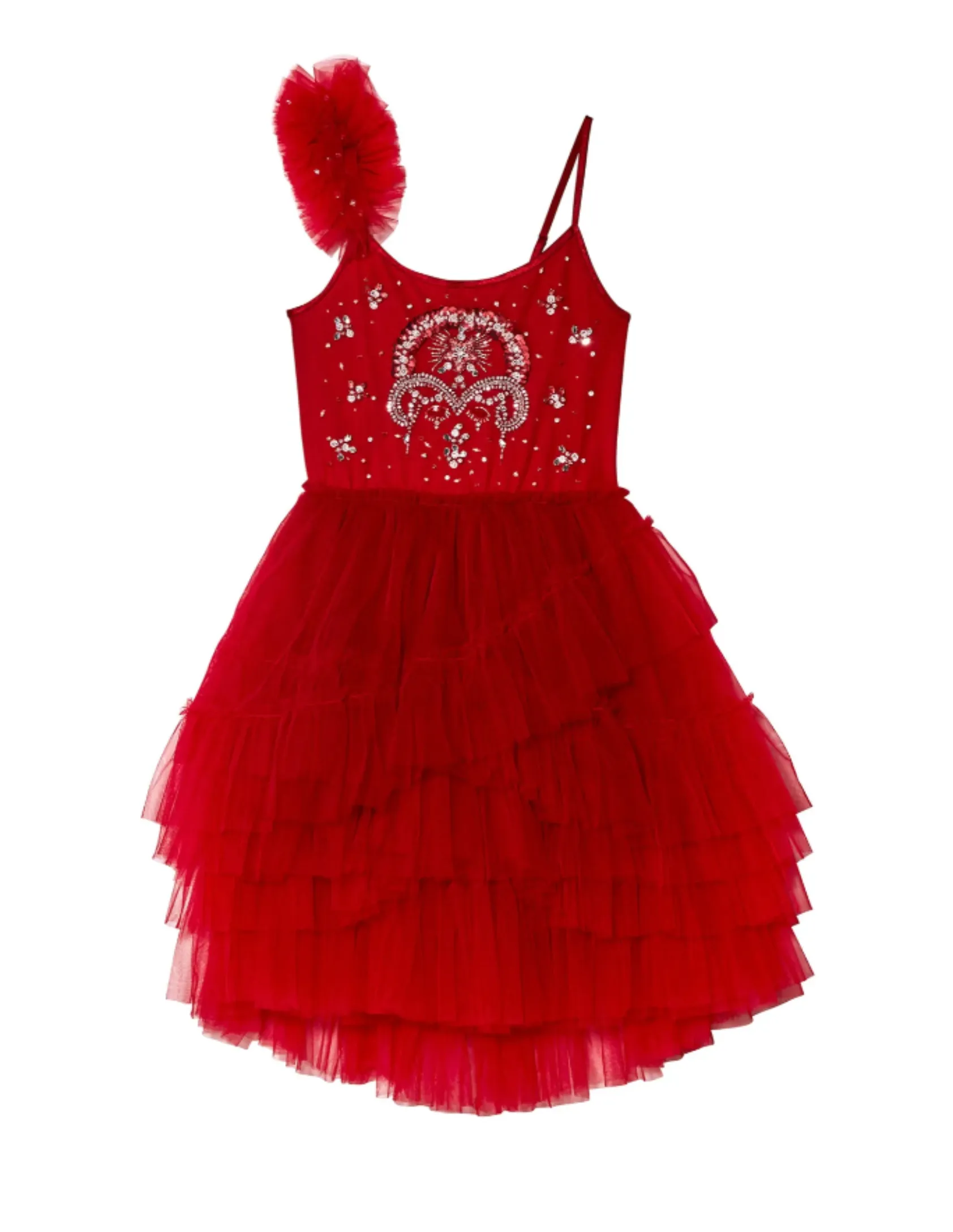 Tutu Du Monde Girls Holiday Red Ember Tutu Dress