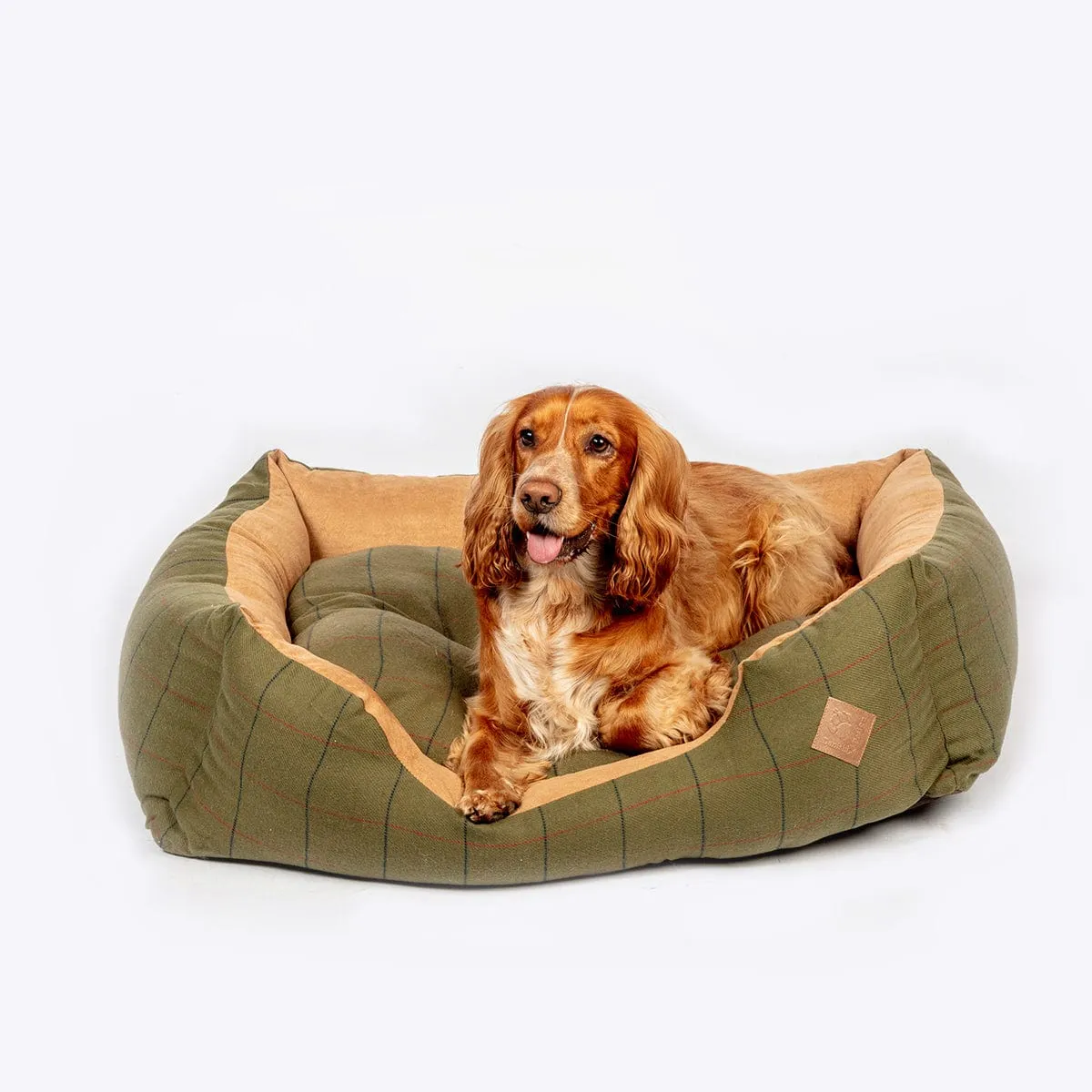 Tweed Snuggle Dog Bed