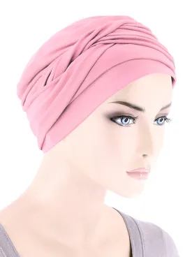 TWIST-LTPINK#Twisty Turban in Buttery Soft Light Pink