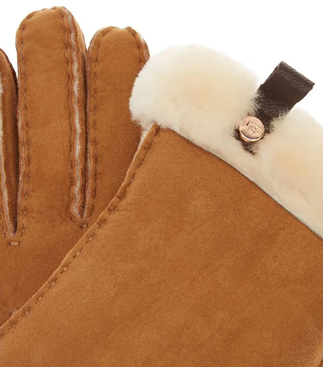 Ugg Australia Shorty Glove In Chestnut For Women