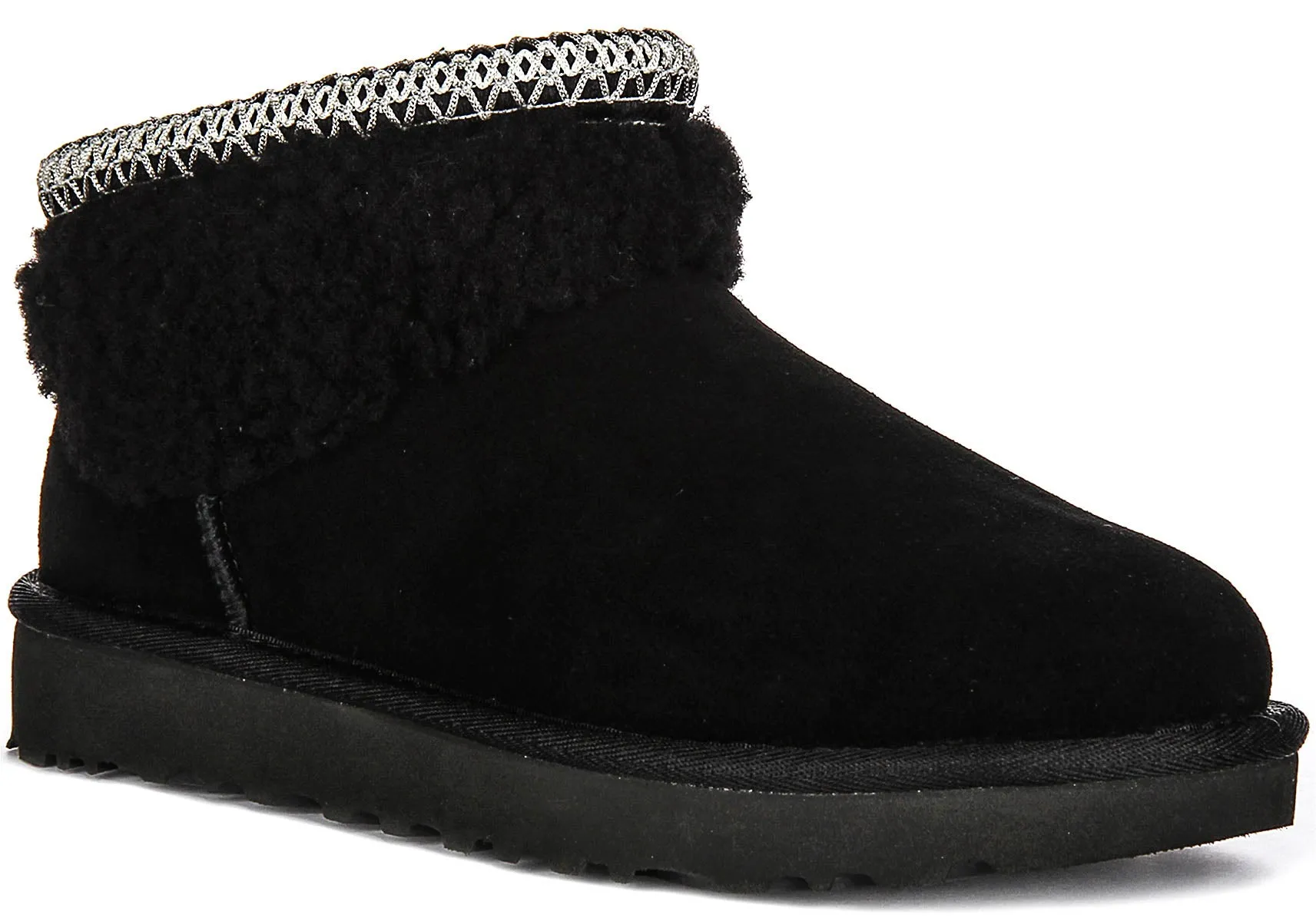 Ugg Australia Ultra Mini Cuff In Black For Women