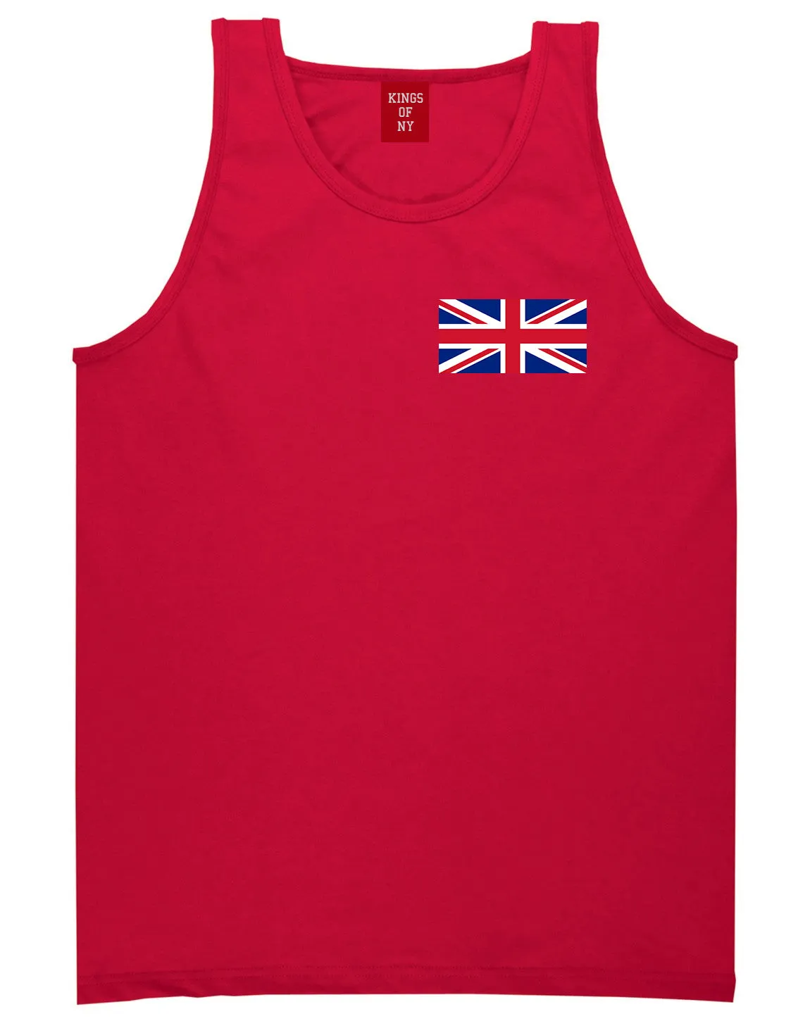 UK British Flag Chest Mens Tank Top Shirt