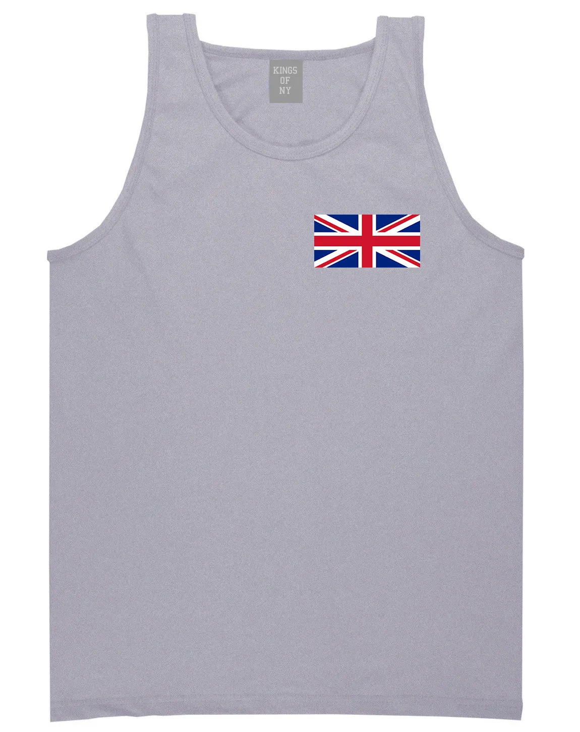 UK British Flag Chest Mens Tank Top Shirt