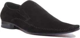 Unbranded A25-181 In Black Suede For Men