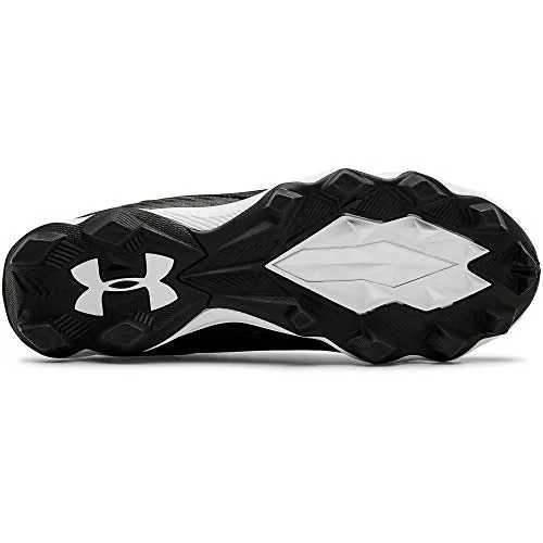 Under Armour Boy's Spotlight Franchise RM Jr Football Shoe, Black (001)/White, 6