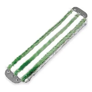 Unger® 16" x 5" Green Flat Tabletop Microfiber Mops - Pack of 5