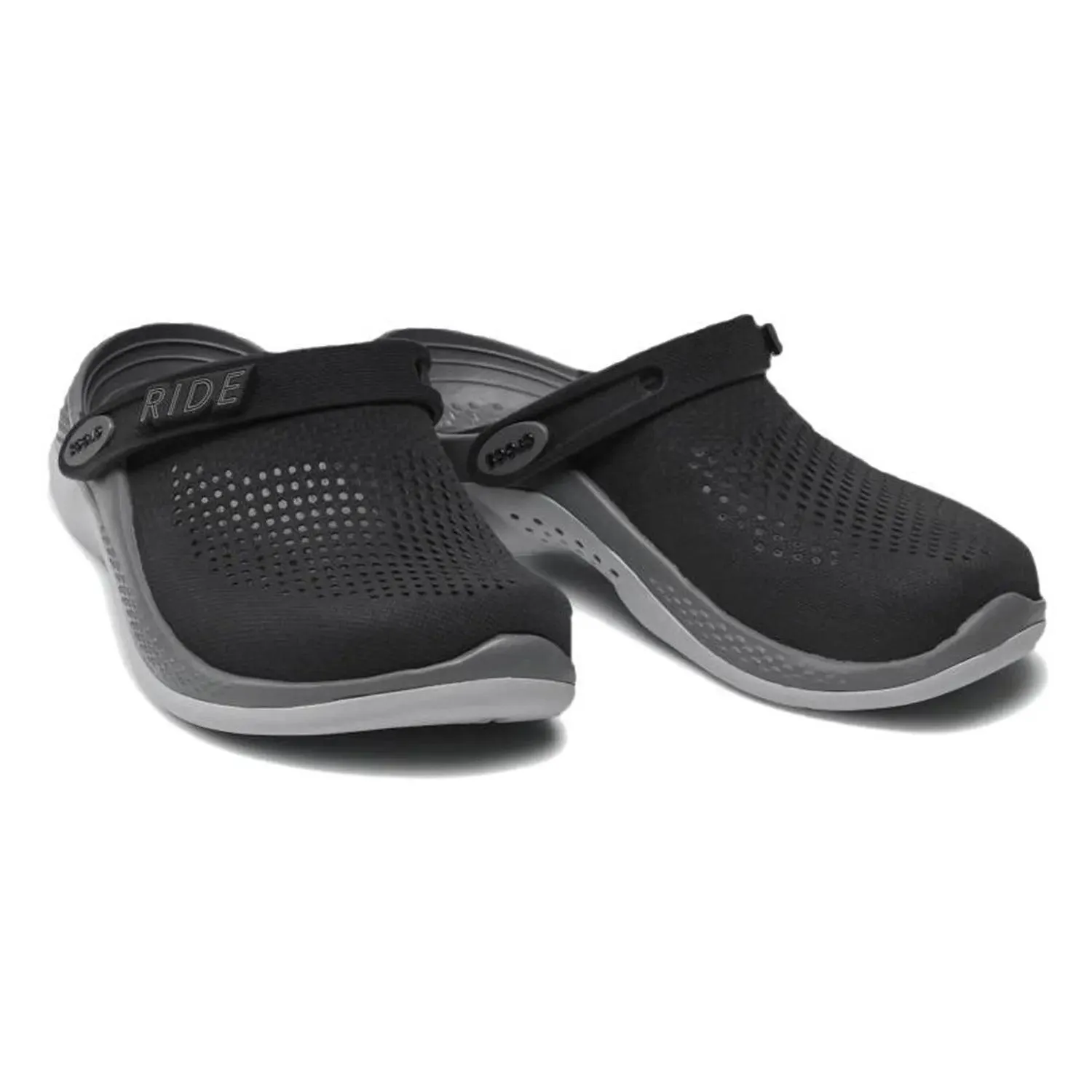 Unisex Literide 360 Clog - Black with Grey & Slate Sole