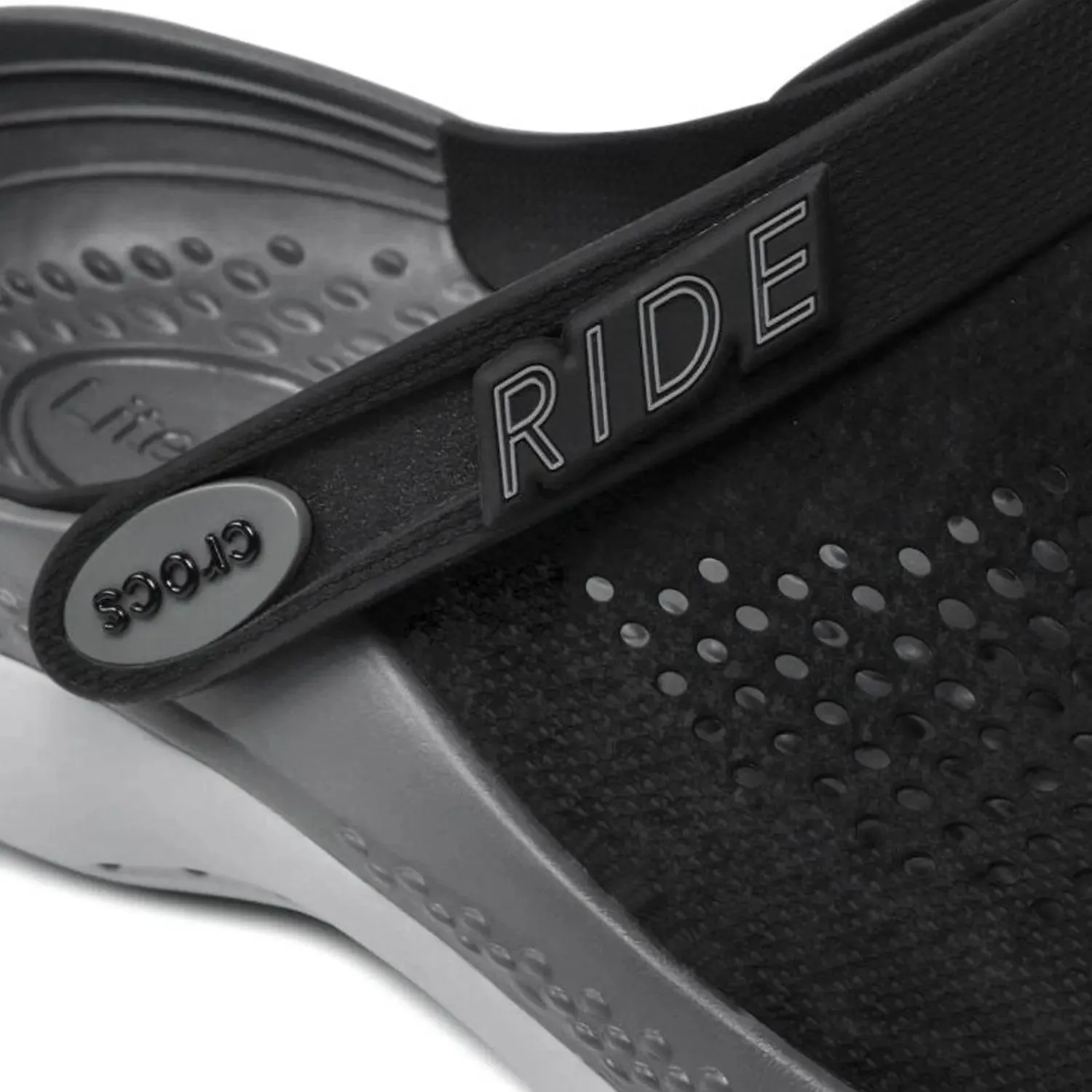 Unisex Literide 360 Clog - Black with Grey & Slate Sole